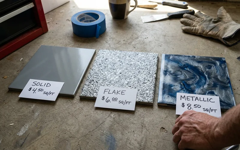 Three epoxy system tiers side by side with their typical price ranges